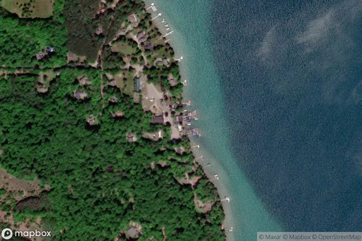 Satellite view of Bear Cove Marina