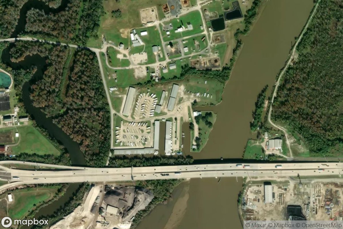 Satellite view of Beaumont RV & Marina