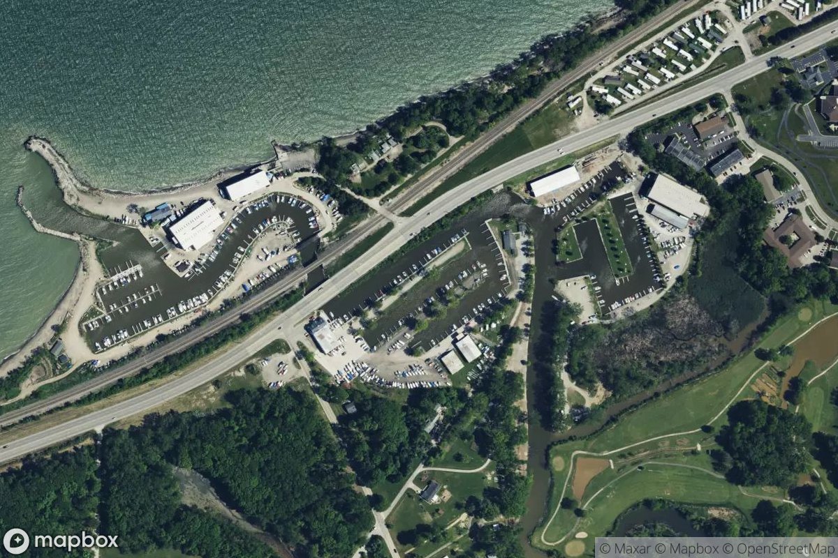 Satellite view of Beaver Park Marina