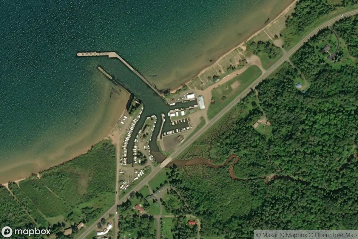 Satellite view of Bell Marina