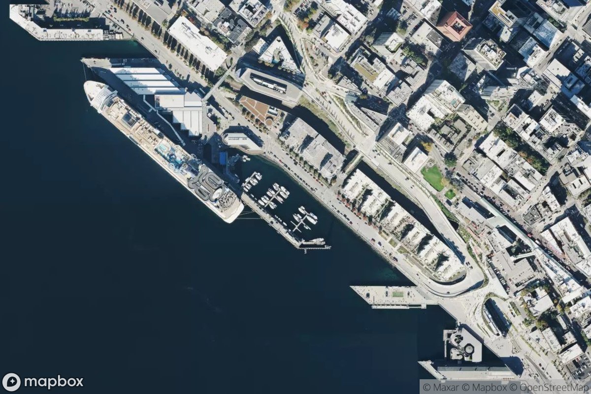 Satellite view of Bell Street Marina