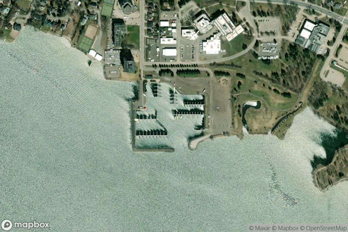 Satellite view of Bellevue Marina