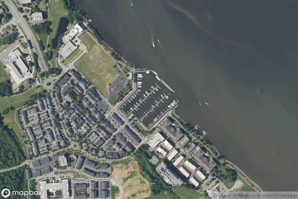 Satellite view of Belmont Bay Harbor Marina