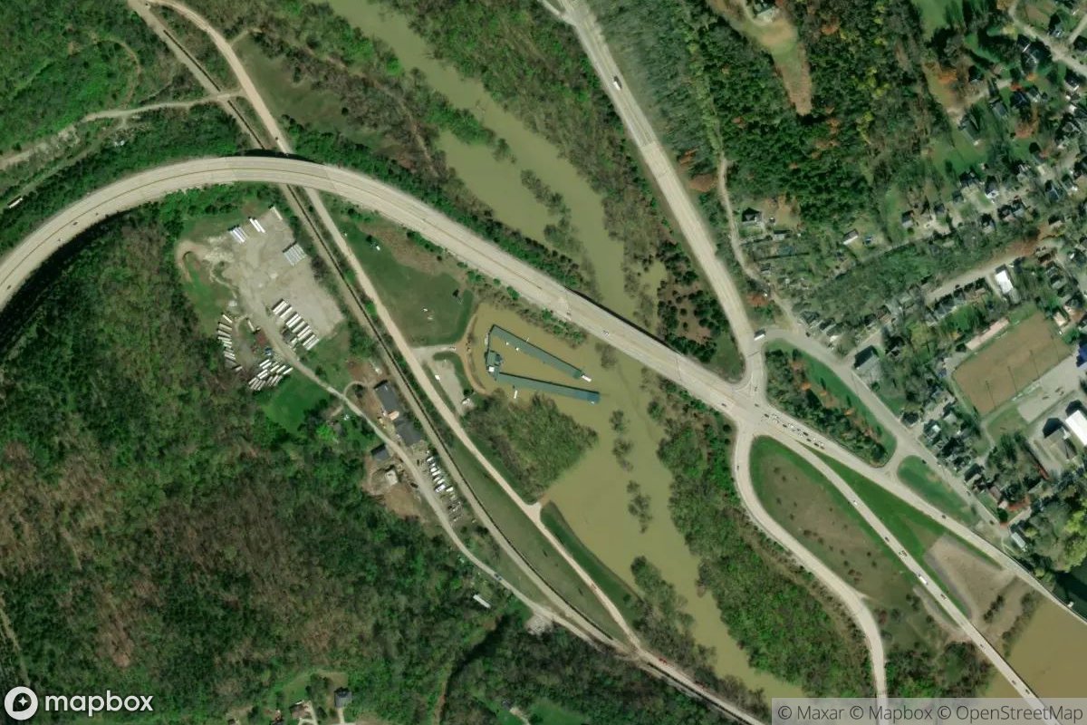 Satellite view of Benson Marina/ Bar and Grill