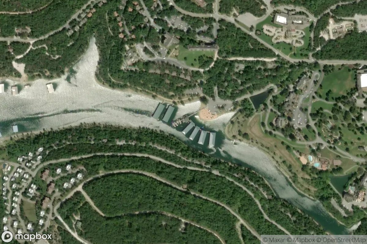 Satellite view of Bent Hook Marina
