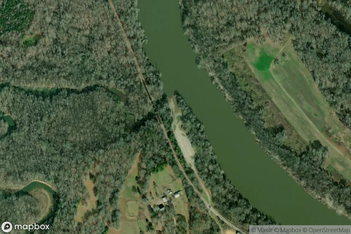 Satellite view of Benton Boat Ramp & Marina