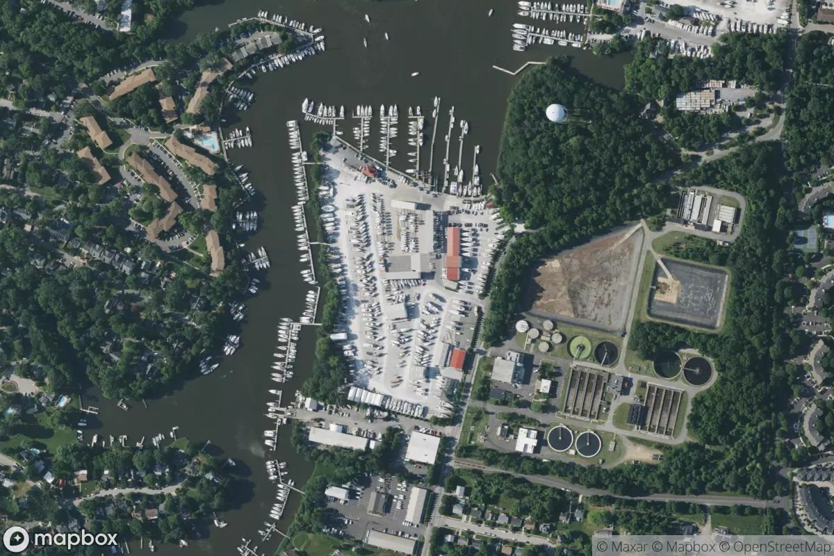 Satellite view of Bert Jabin's Yacht Yard
