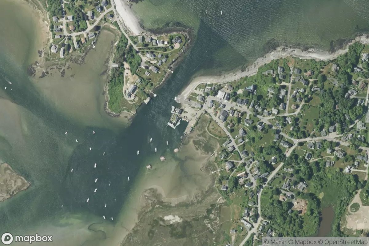 Satellite view of Biddeford Pool Yacht Club