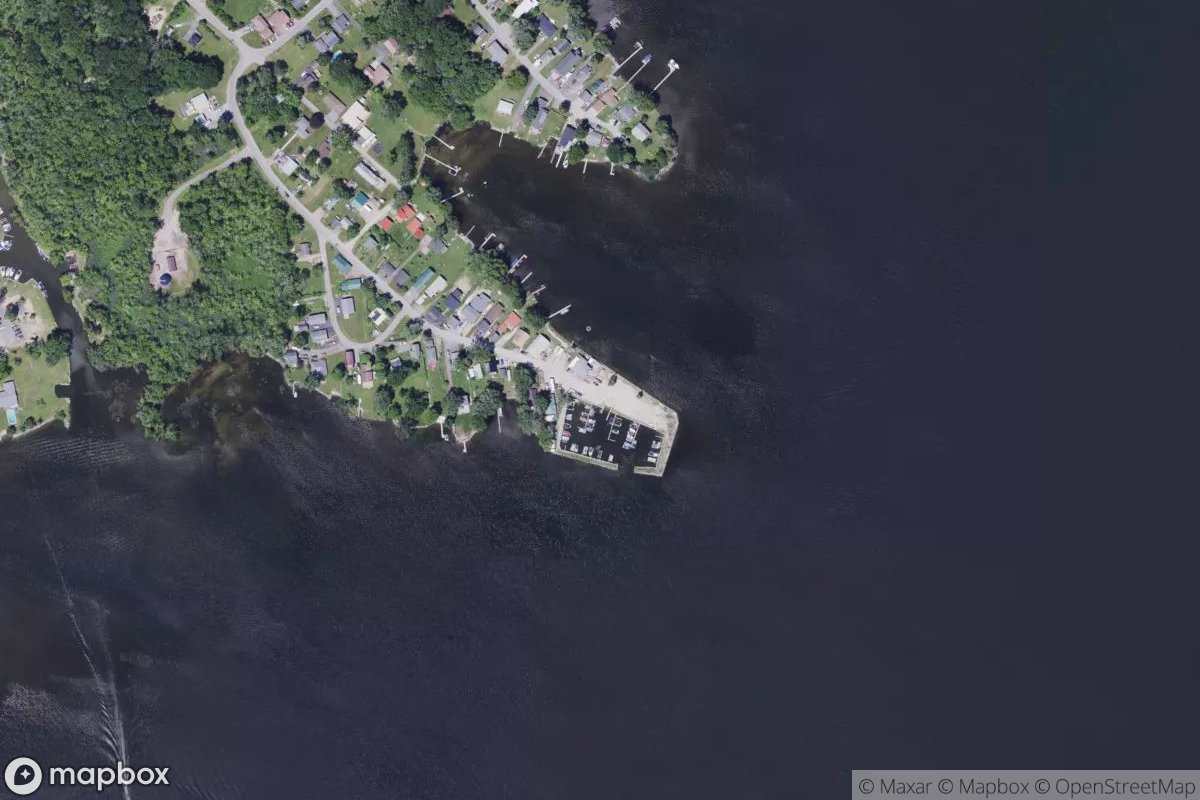 Satellite view of Big Bay Marina