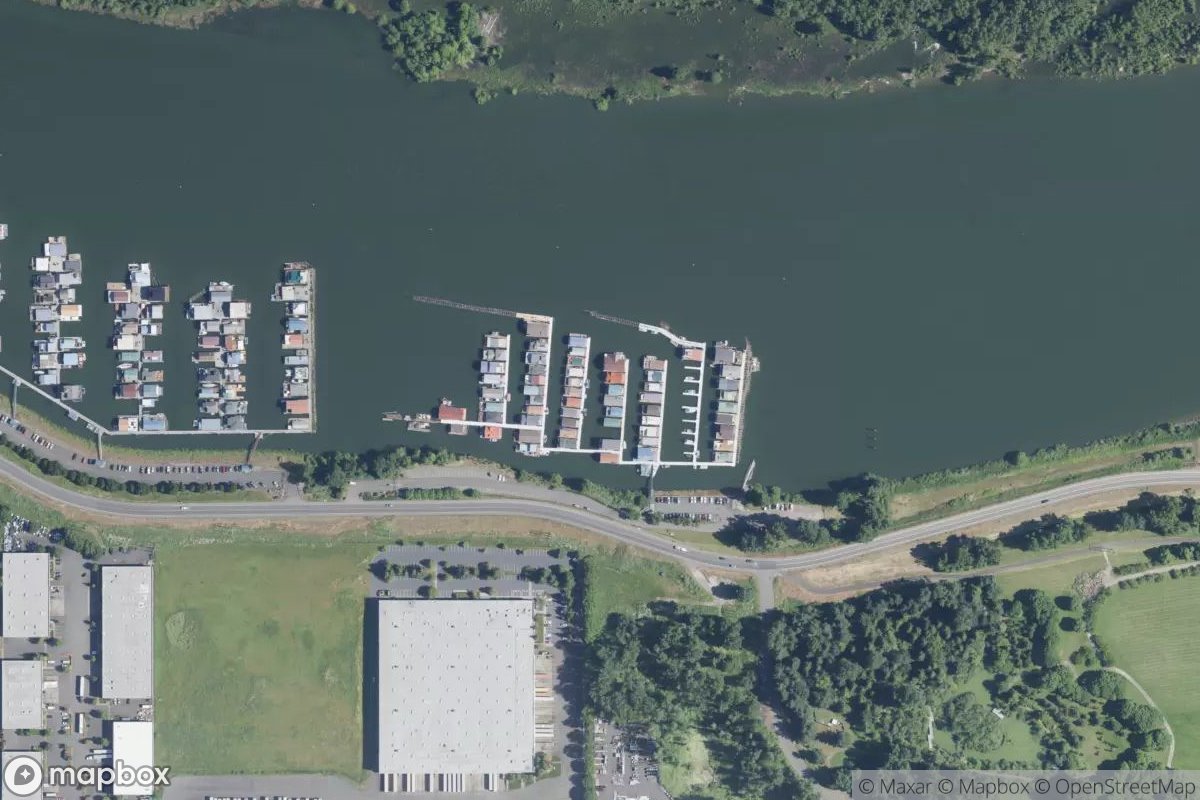 Satellite view of Big Eddy Marina