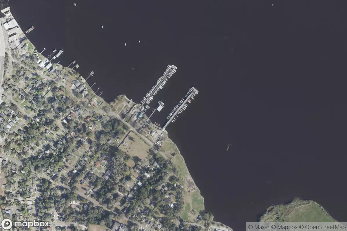 Satellite view of Bill Dye Marina