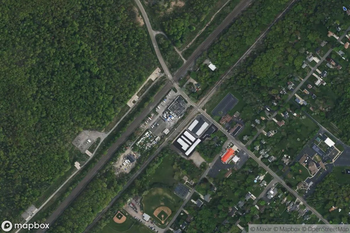 Satellite view of Birdland Marina