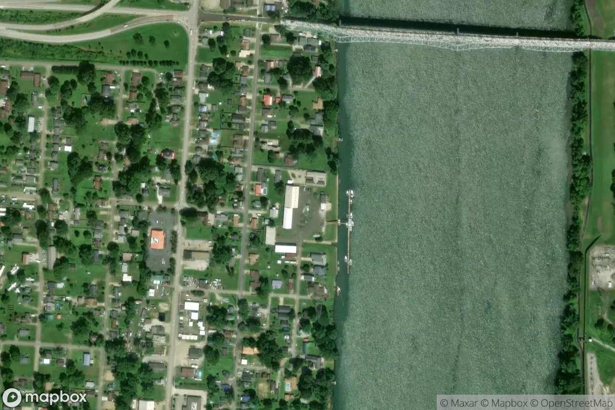 Satellite view of Blennerhasset Yacht Club