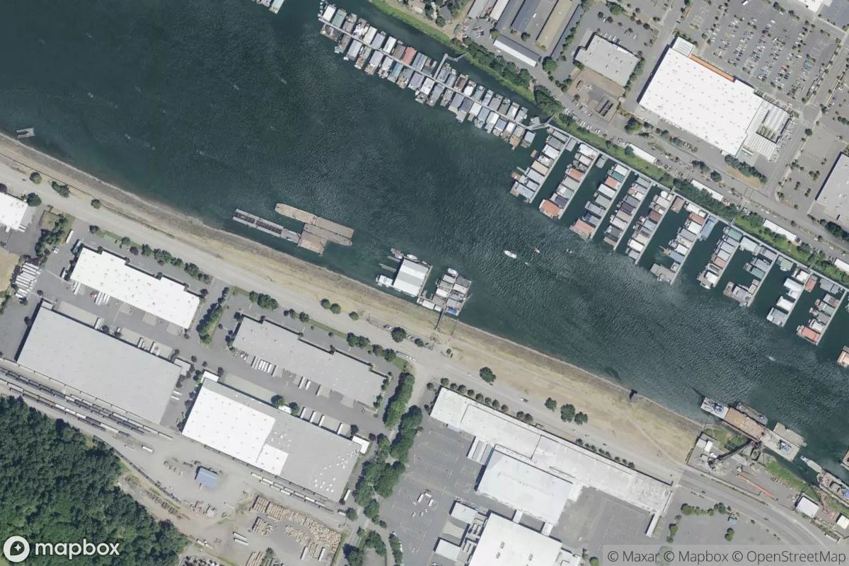 Satellite view of Blue Heron Landing