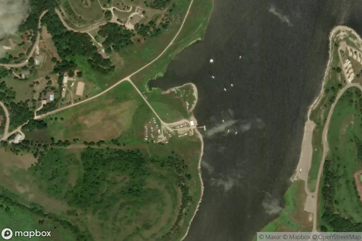 Satellite view of Blue Valley Yacht Club
