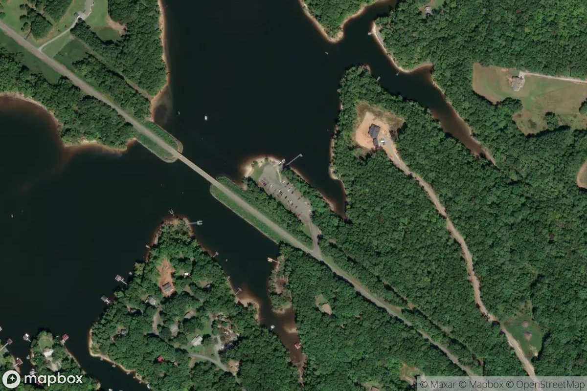 Satellite view of Bluestone Landing Access Area
