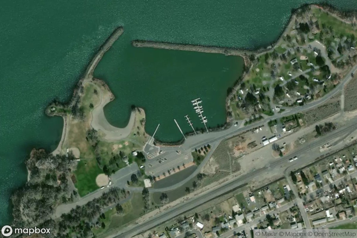 Satellite view of Boardman Marina