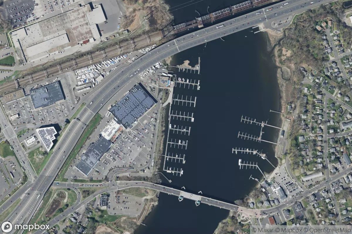 Satellite view of Boardwalk Marina