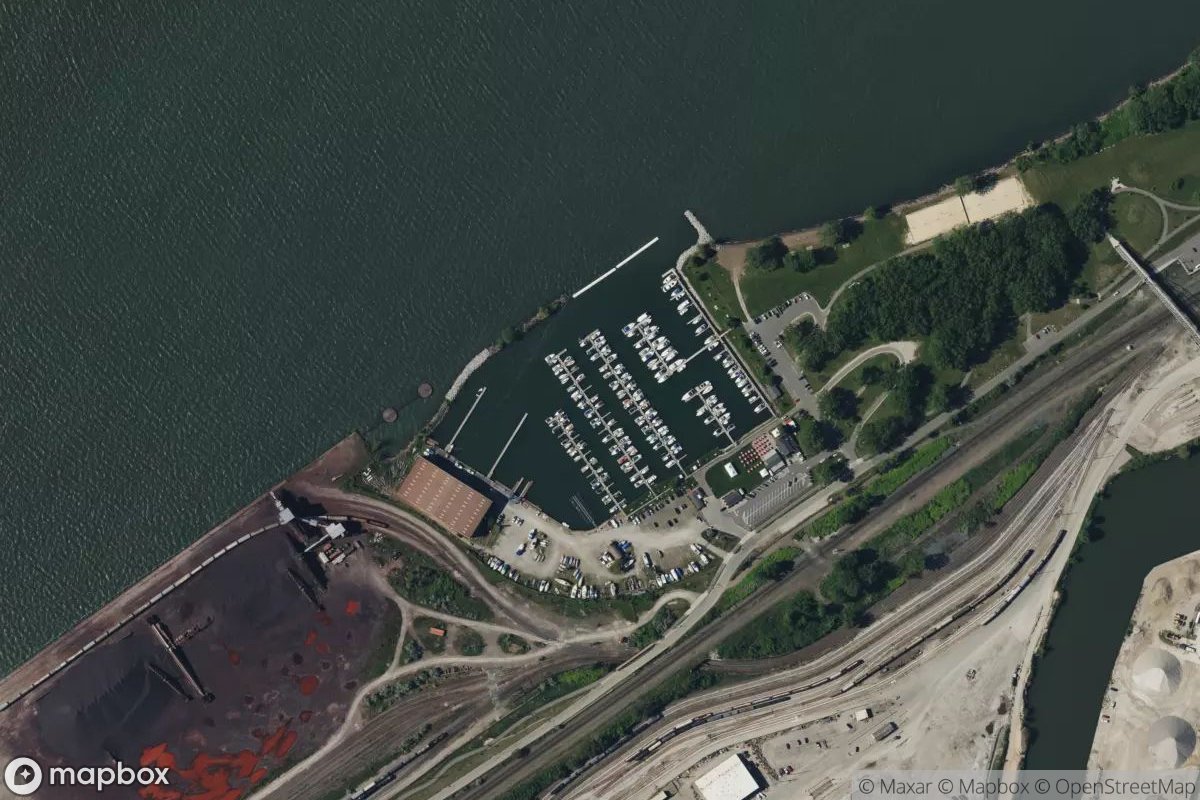 Satellite view of Boat Pavillion at Whiskey Island