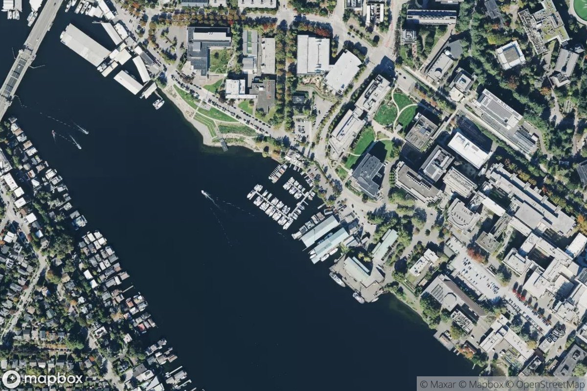 Satellite view of Boat Street Marina