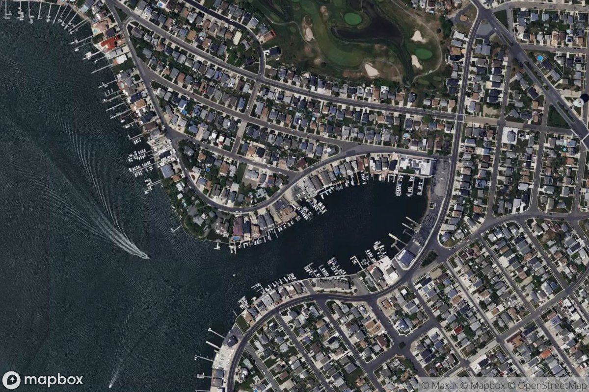 Satellite view of Bob's Marina