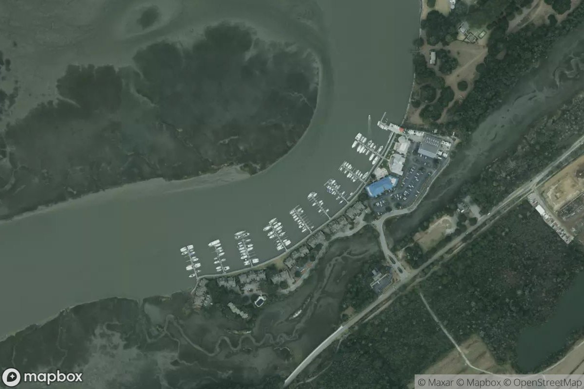 Satellite view of Bohicket Marina