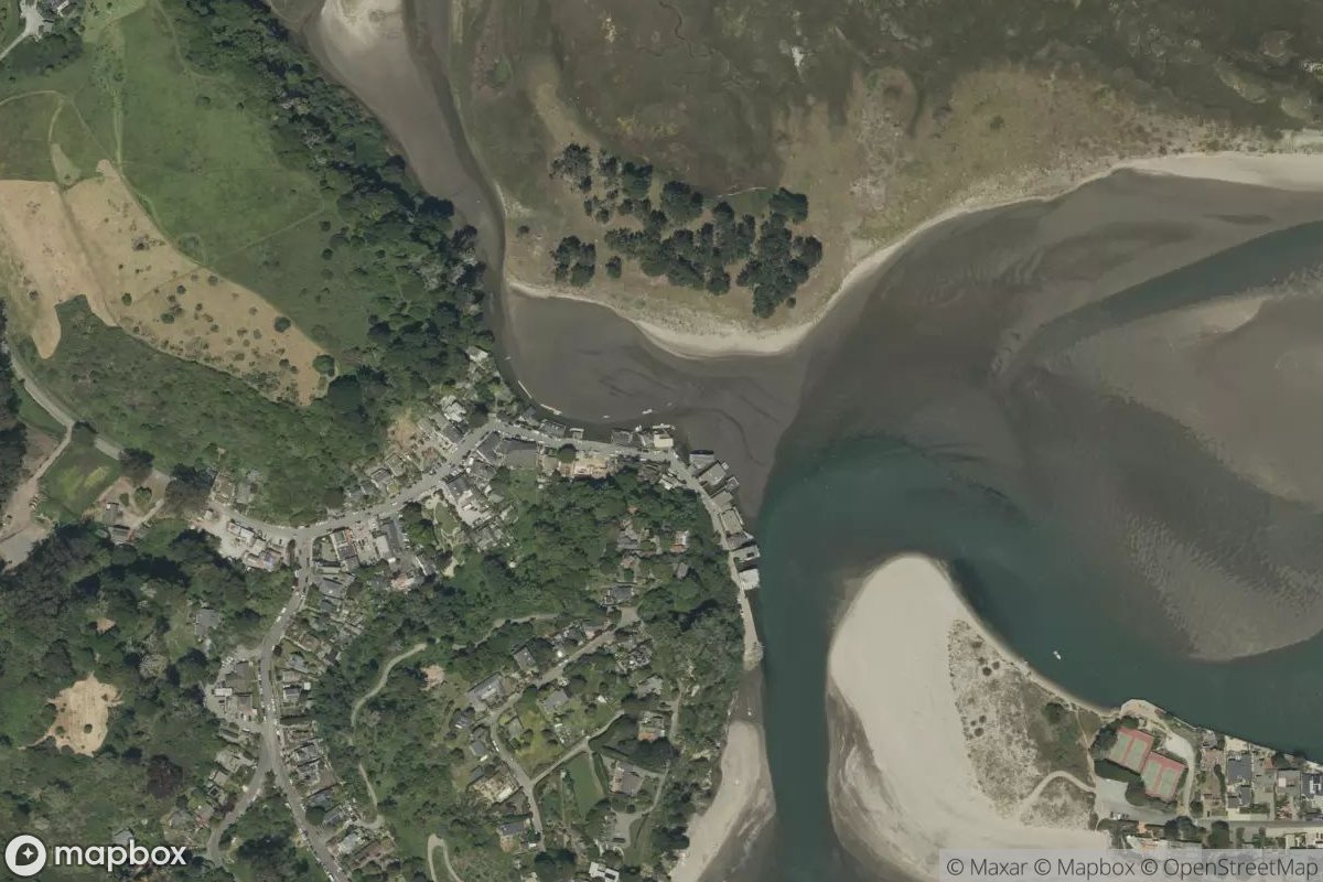 Satellite view of Bolinas Rod & Boat Club