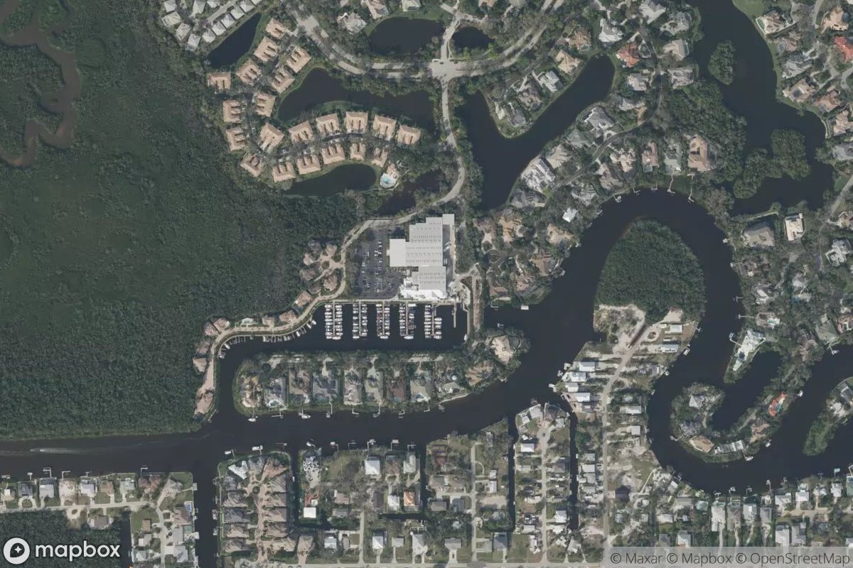 Satellite view of Bonita Bay Marina