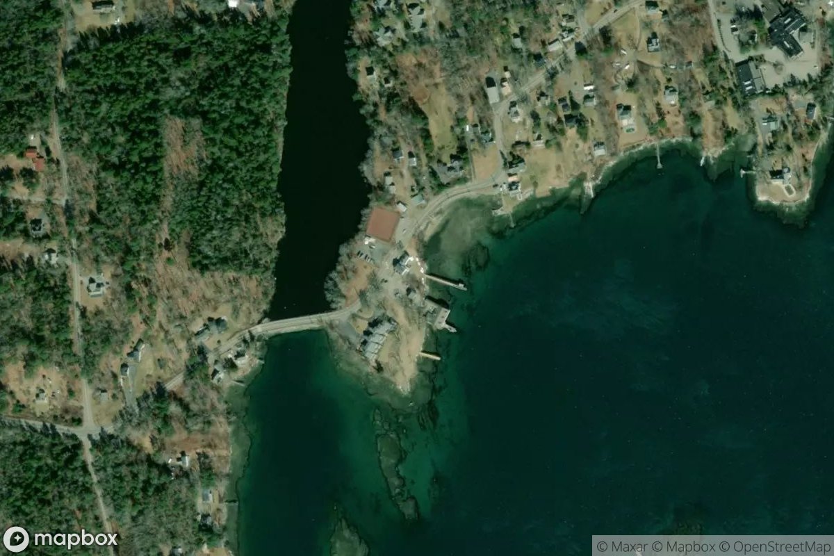 Satellite view of Boothbay Harbor Yacht Club