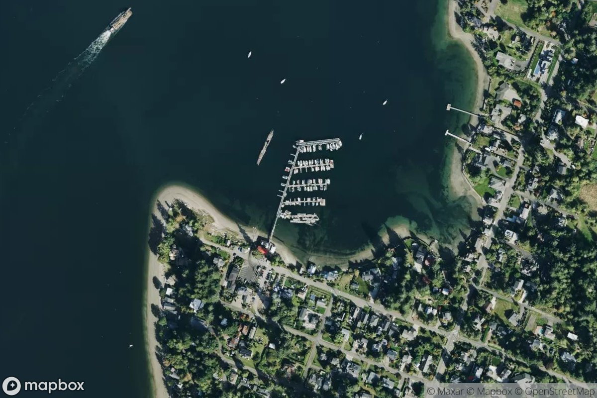 Satellite view of Boston Harbor Marina