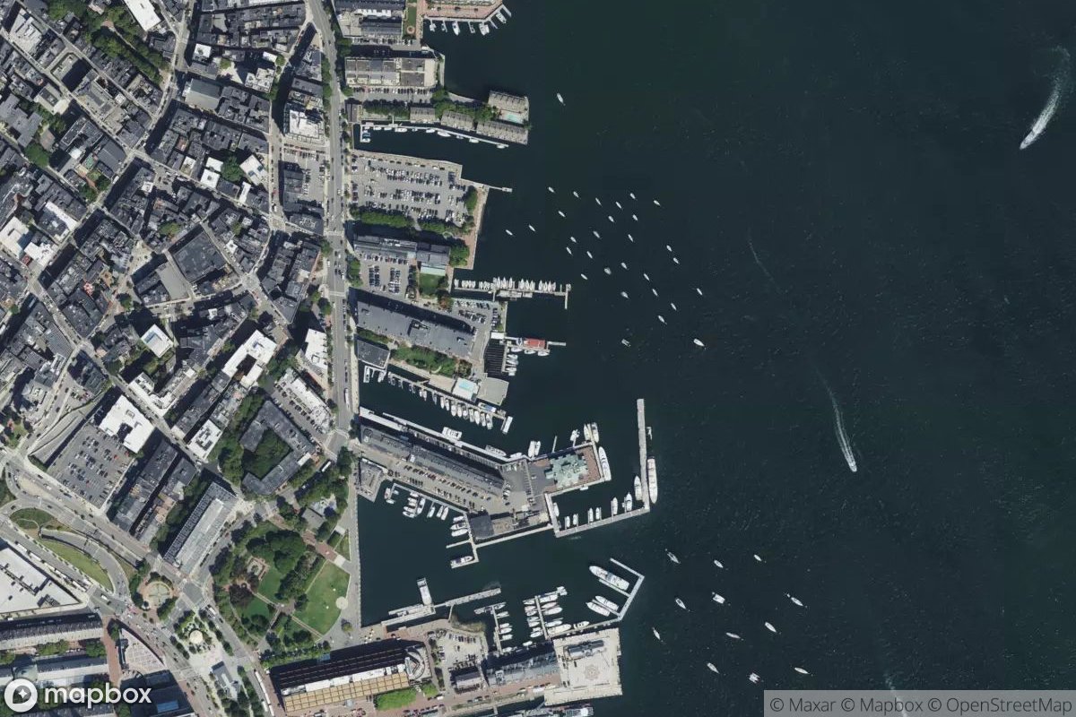 Satellite view of Boston Sailing Center