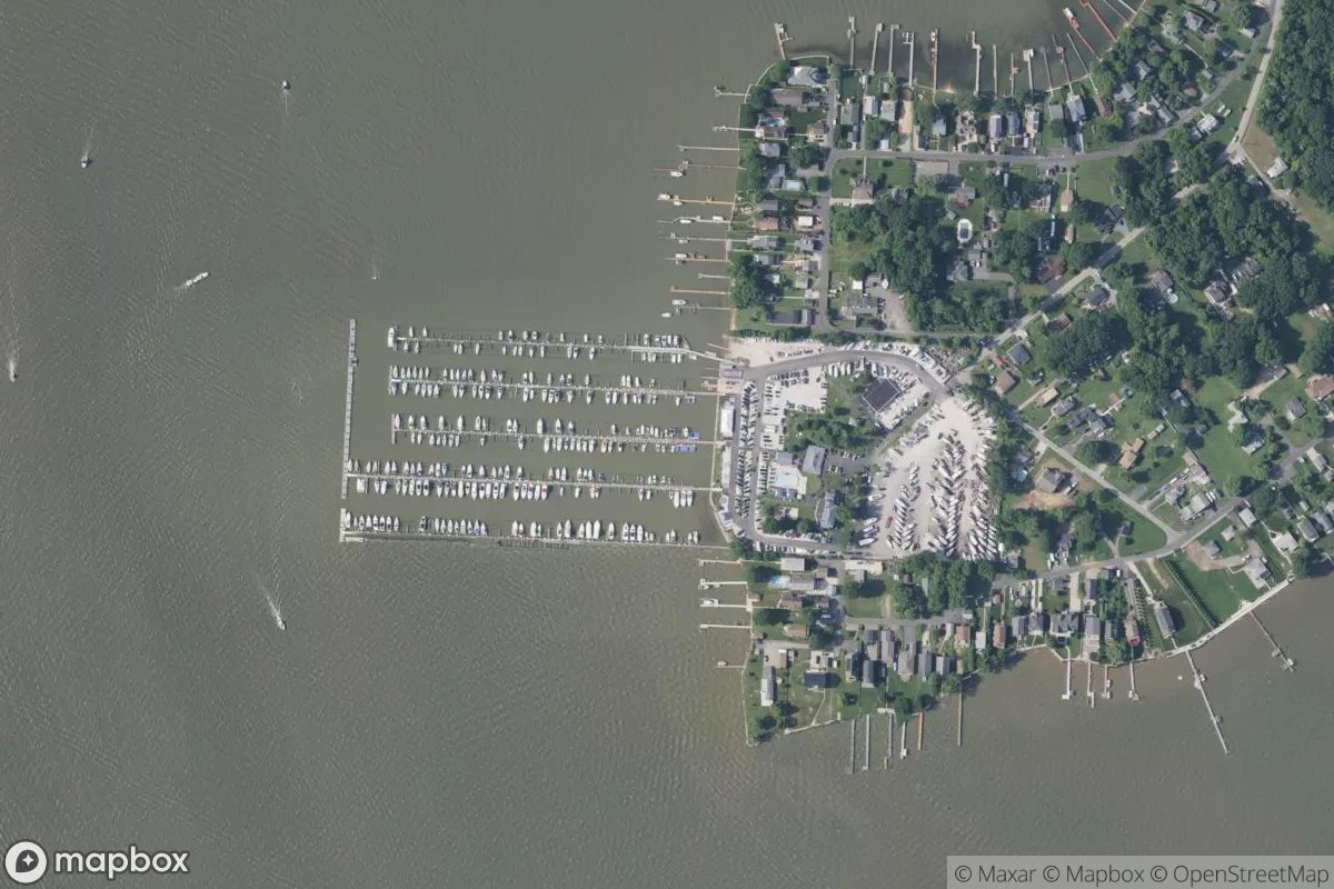 Satellite view of Bowleys Marina