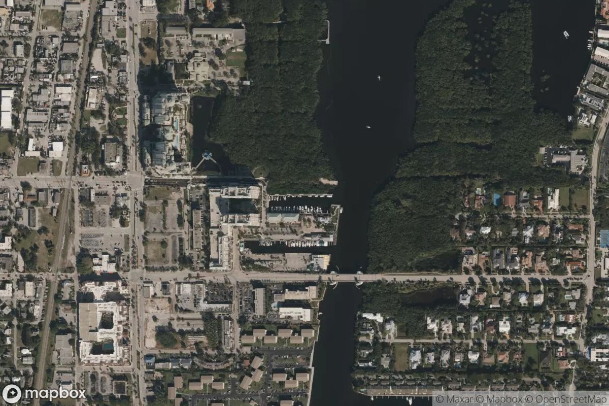 Satellite view of Boynton Harbor Marina