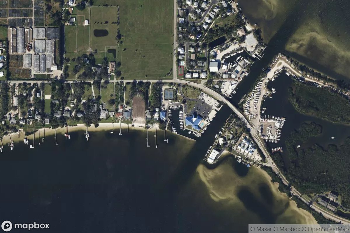 Satellite view of Bradenton Yacht Club