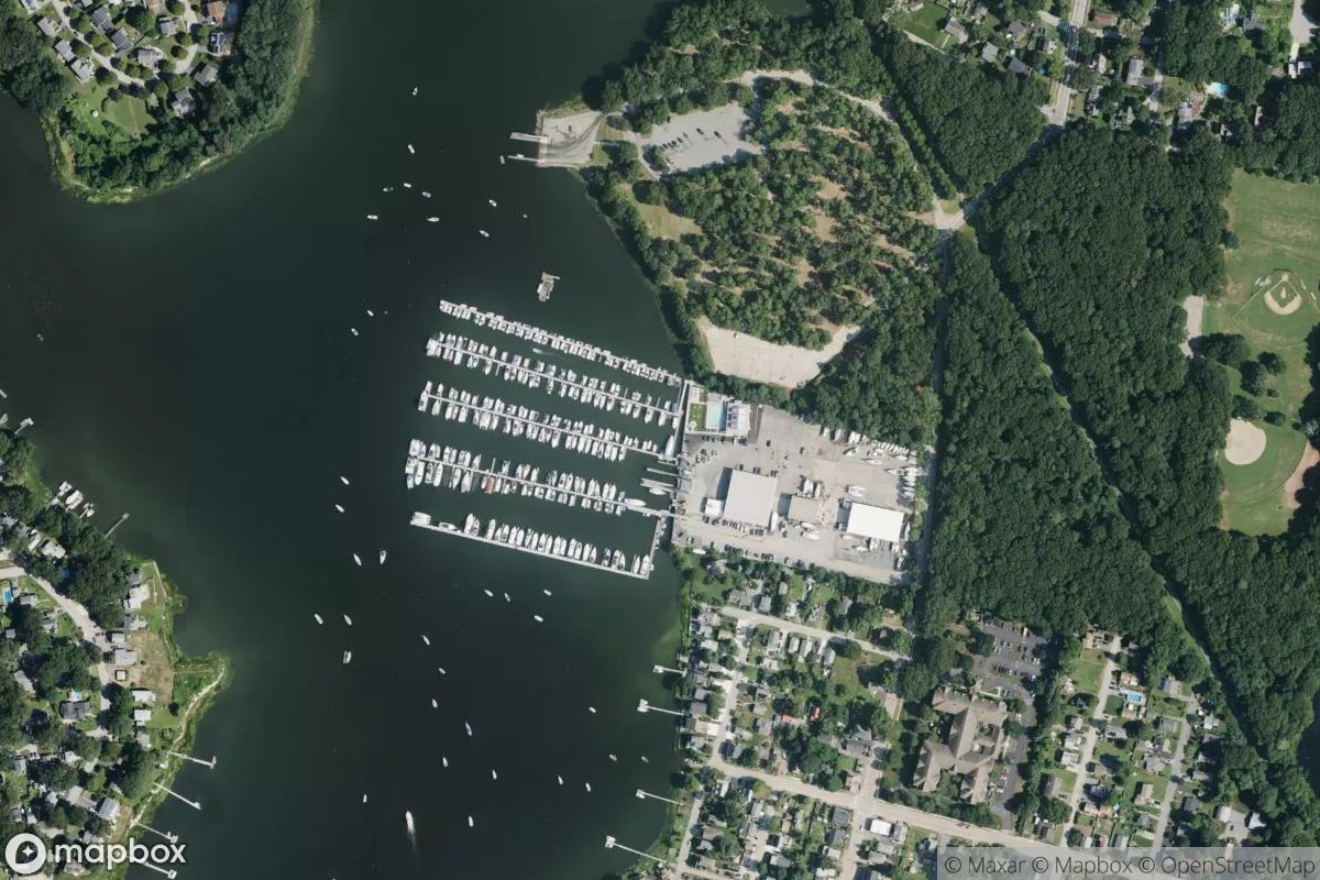 Satellite view of Brewer's Cove Haven Marina