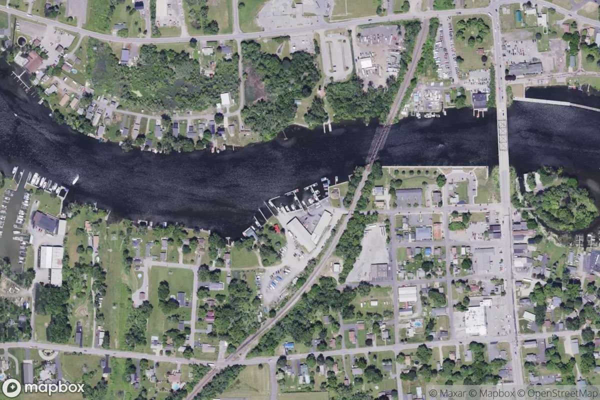 Satellite view of Brewerton Boat Yard