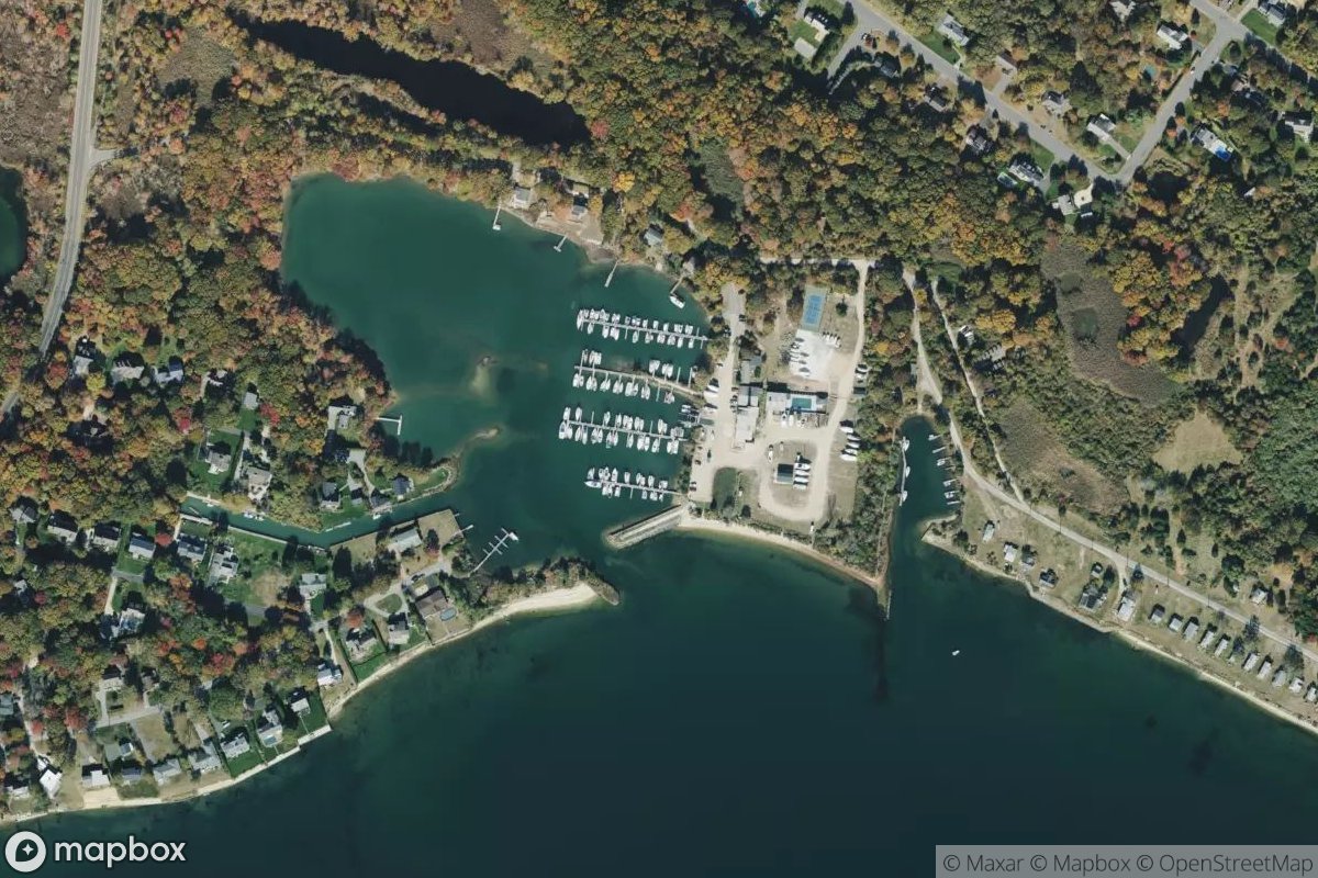 Satellite view of Brick Cove Marina
