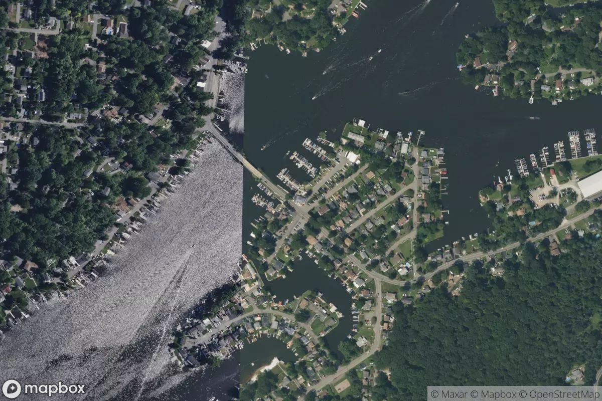 Satellite view of Bridge Marina