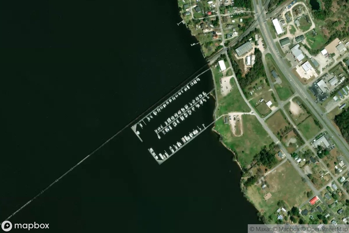 Satellite view of Bridgeton Harbor Marina