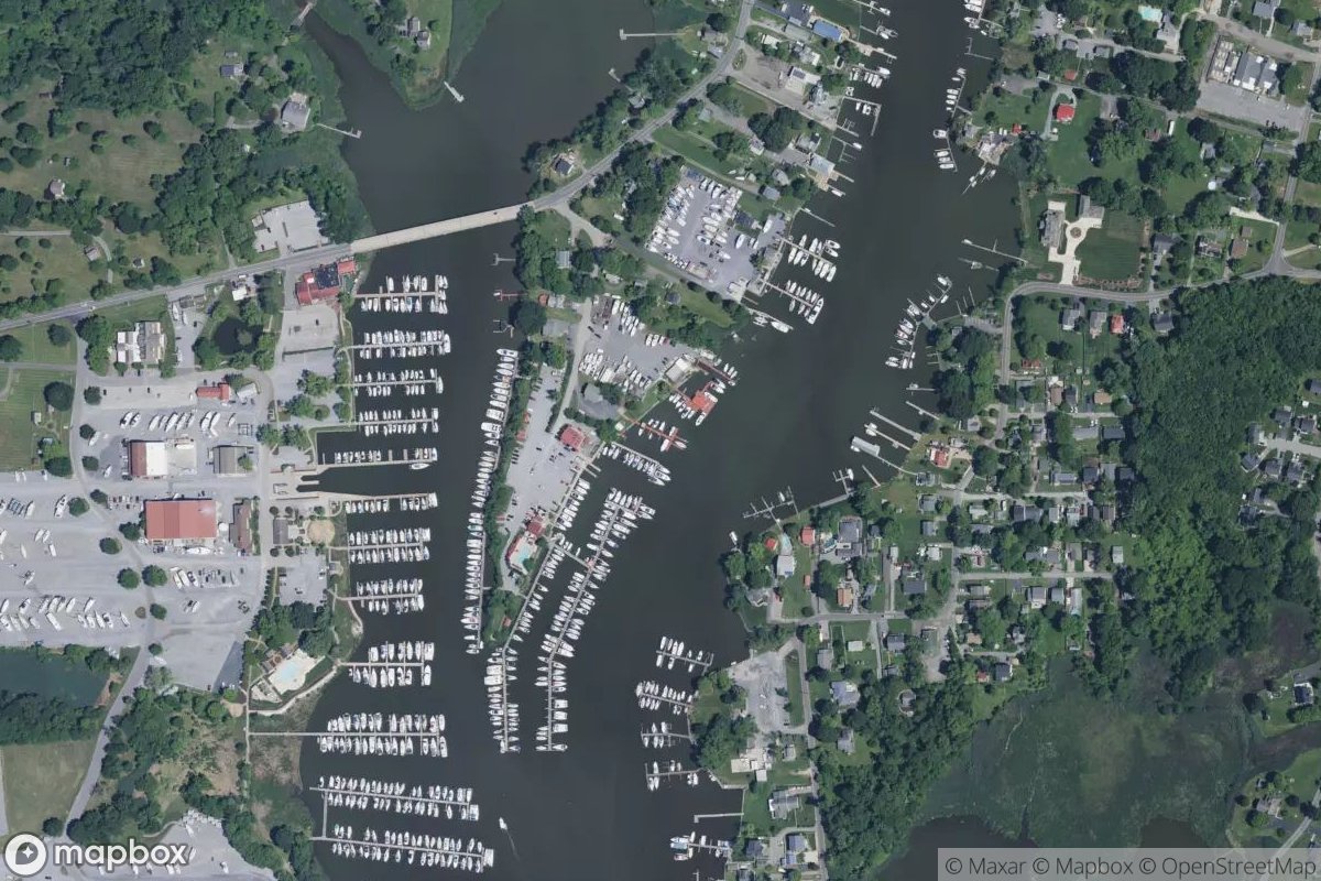 Satellite view of Bristol Boat Company and Marina
