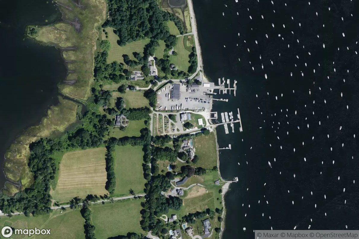 Satellite view of Bristol Yacht Club