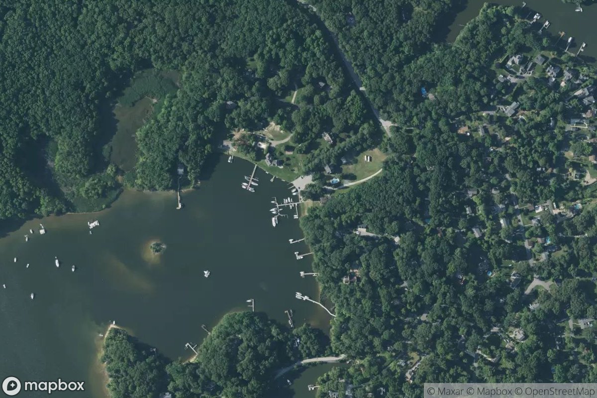 Satellite view of Broad Creek Marina