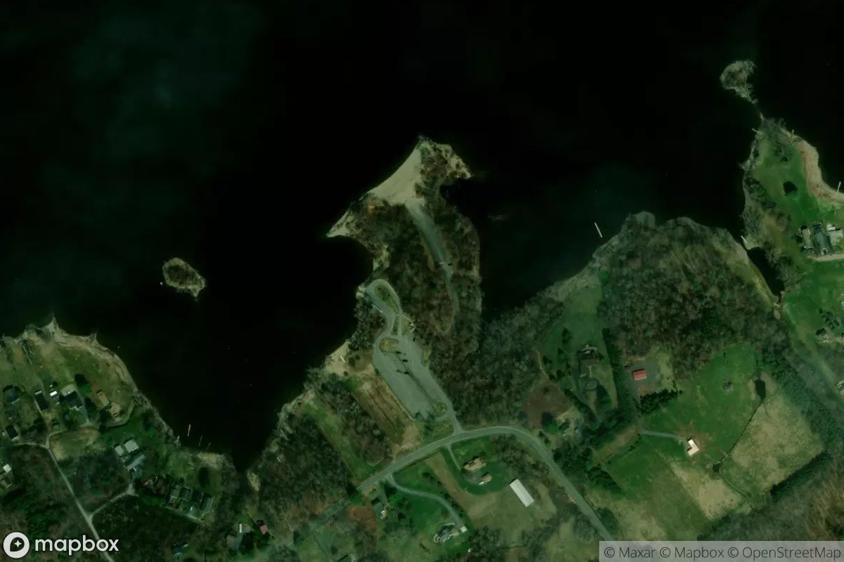 Satellite view of Broadalbin Boat Launch