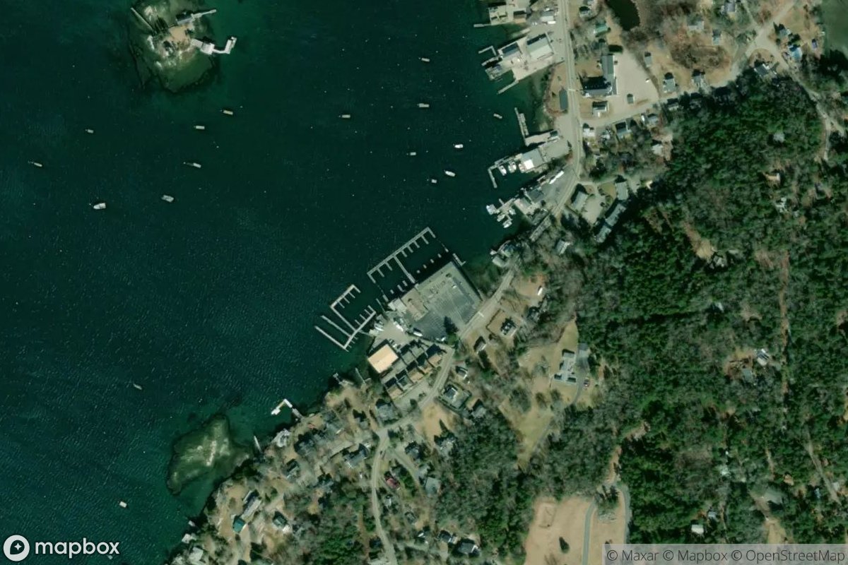 Satellite view of Brown's Wharf Marina