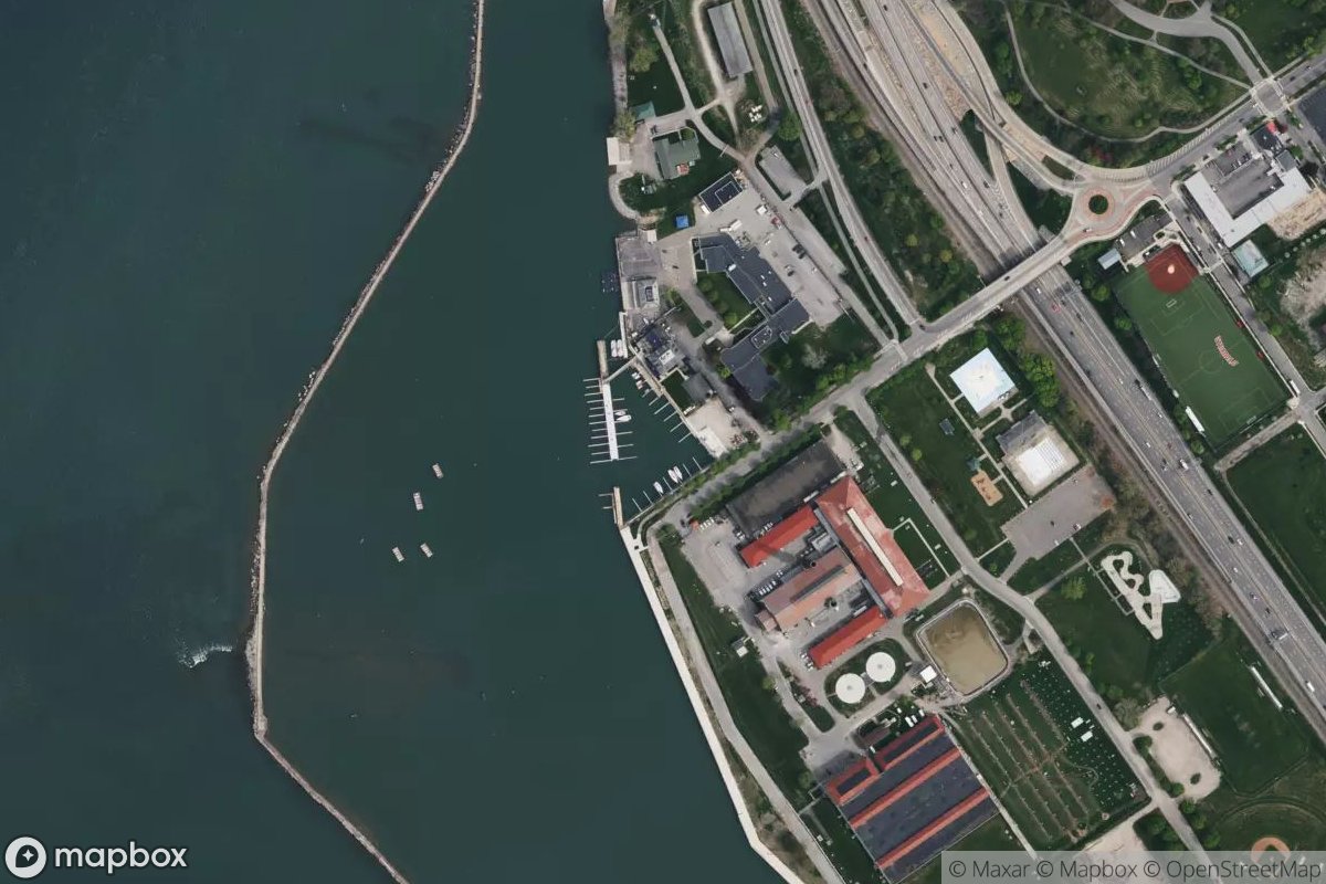 Satellite view of Buffalo Yacht Club