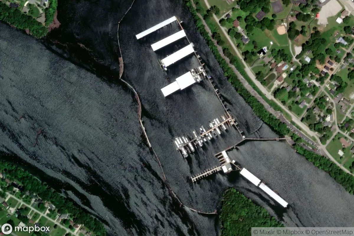 Satellite view of Burnside Marina
