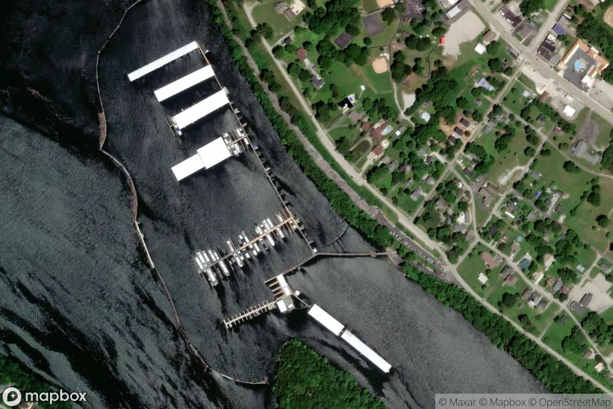 Satellite view of Burnside Marina