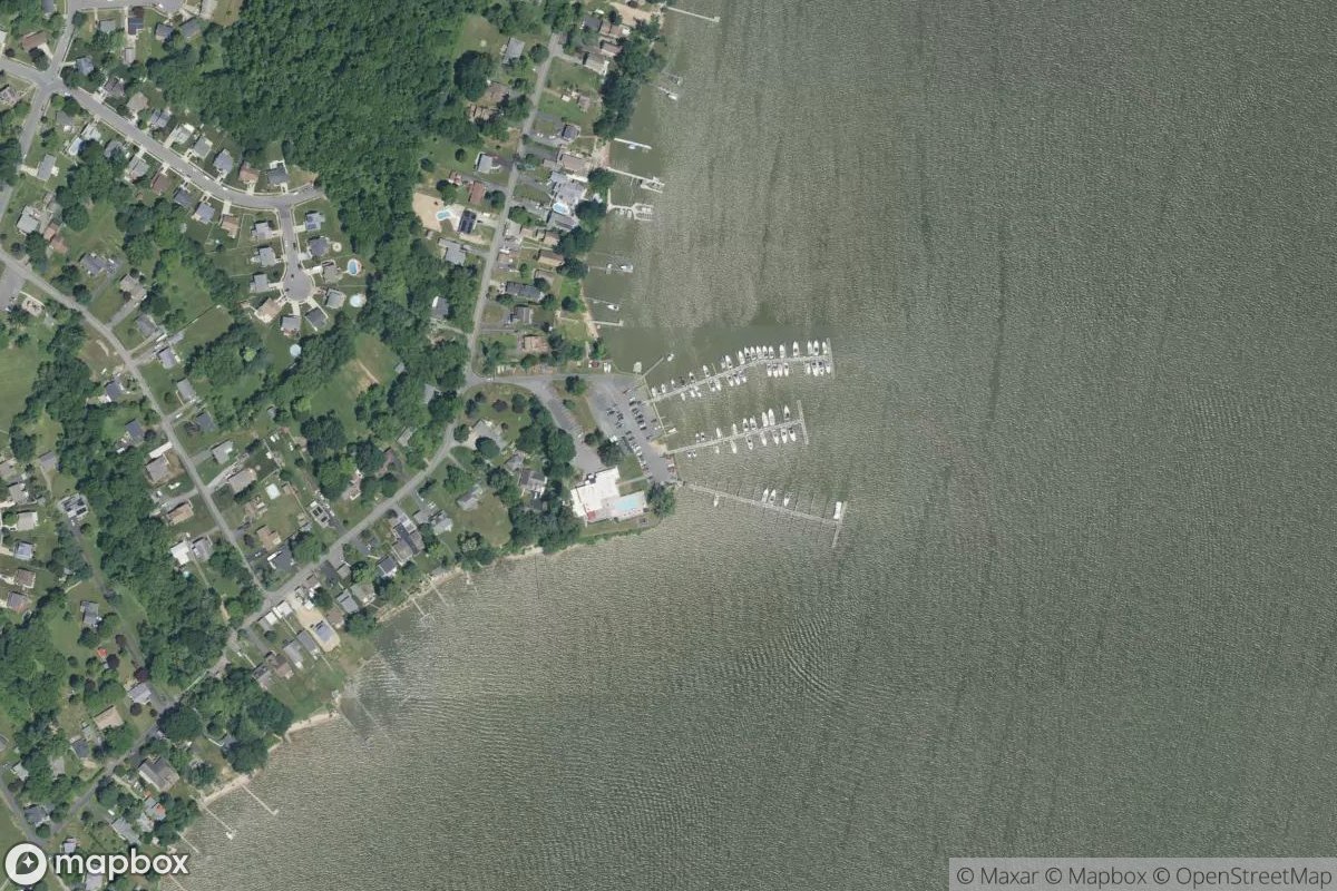 Satellite view of Bush River Yacht Club