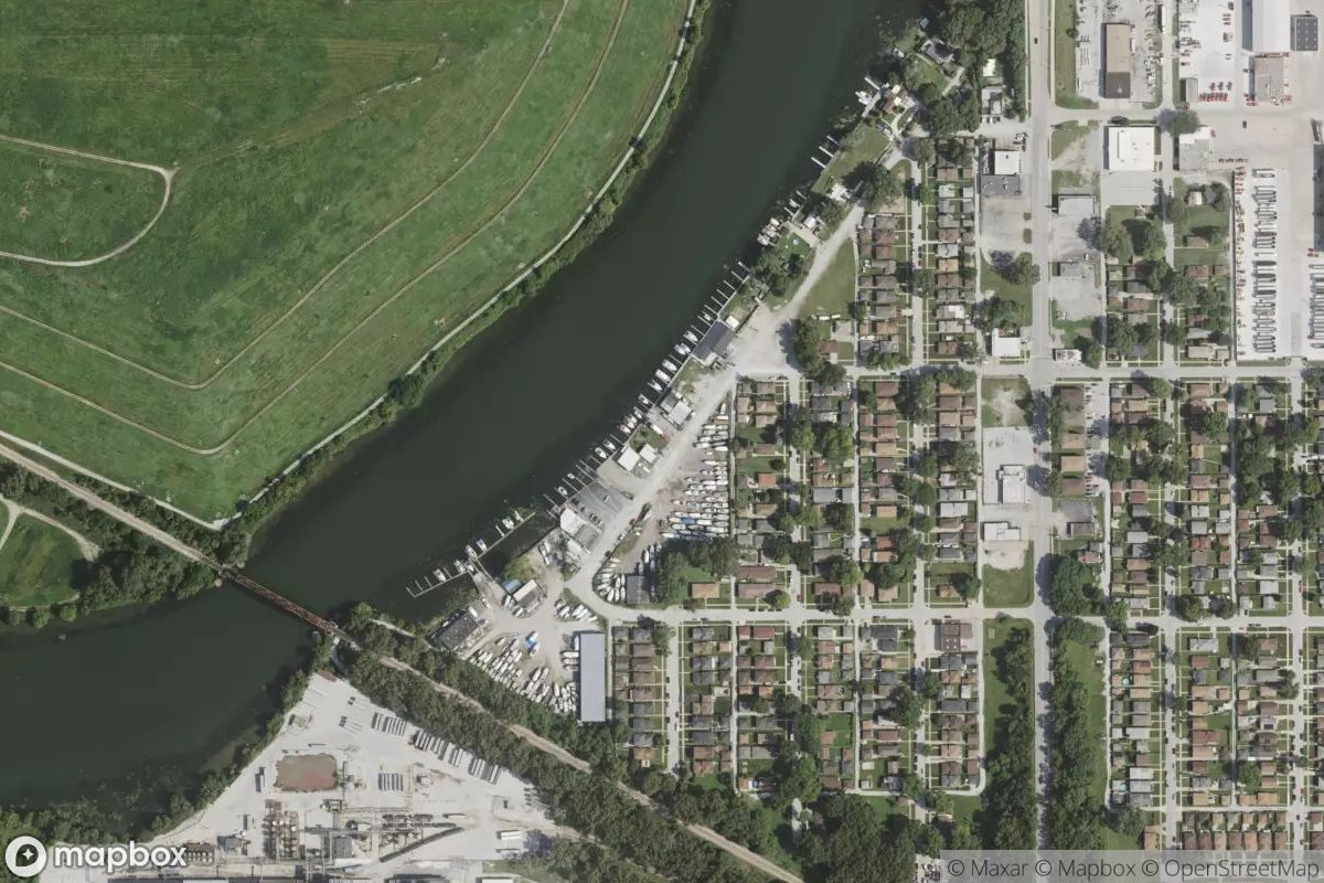 Satellite view of Cal-Side Marina