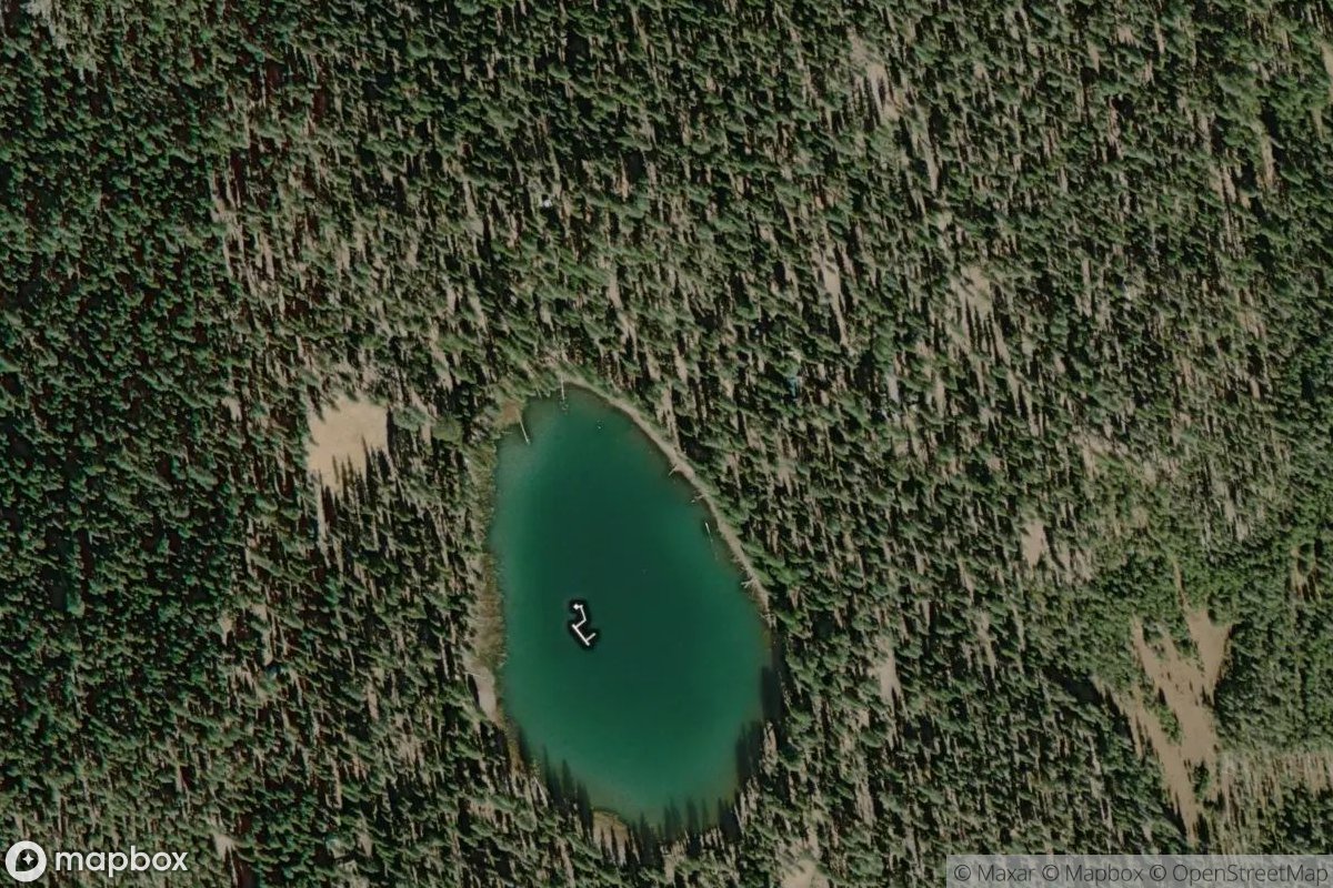 Satellite view of Camp Fleischmann Waterfront